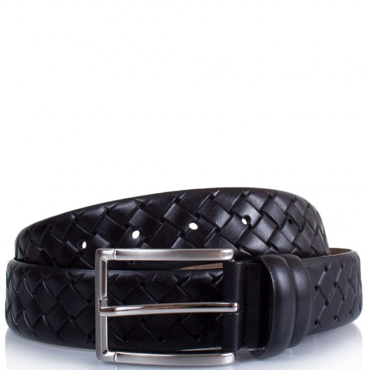 Klasik Erkek Hakiki Deri Kemer Siyah 3,5 cm